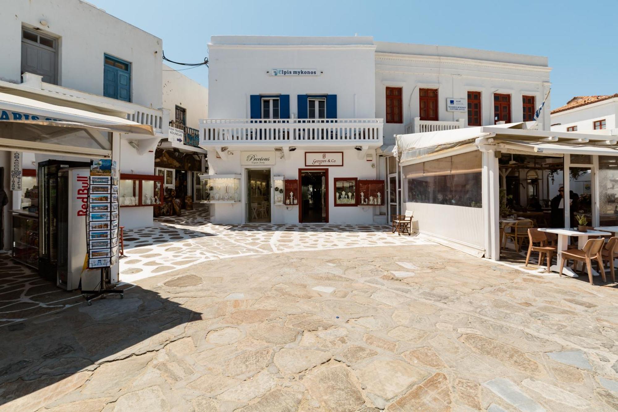 Elpis Mykonos Apartments - Mykonos Town Delos Port Exteriör bild