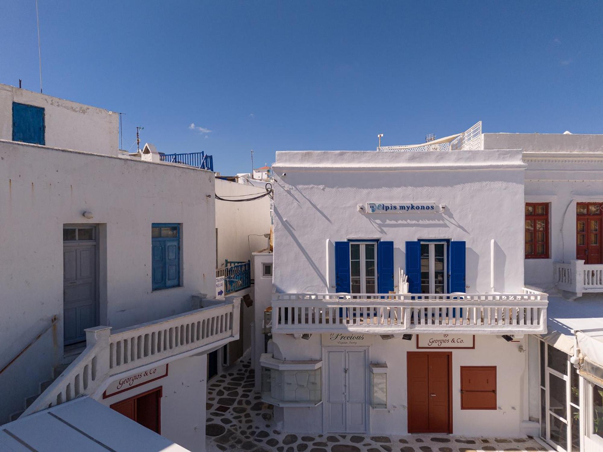Elpis Mykonos Apartments - Mykonos Town Delos Port Exteriör bild