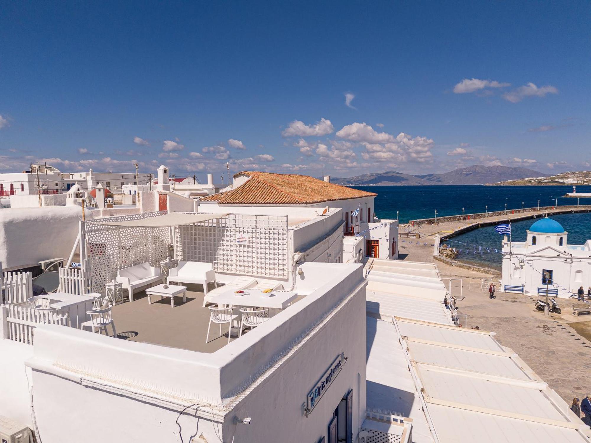 Elpis Mykonos Apartments - Mykonos Town Delos Port Exteriör bild
