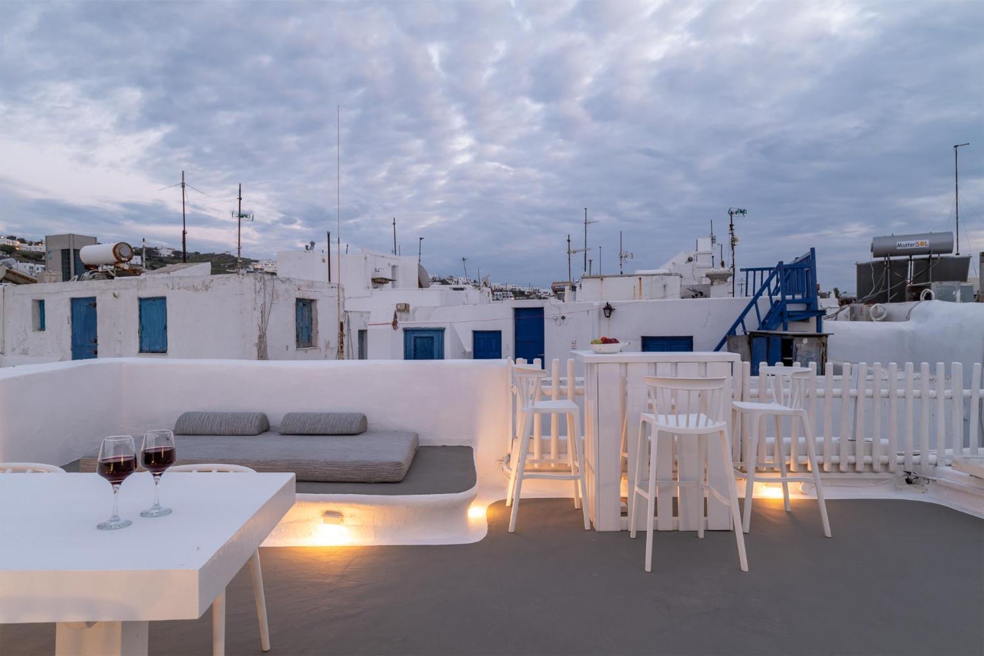 Elpis Mykonos Apartments - Mykonos Town Delos Port Exteriör bild