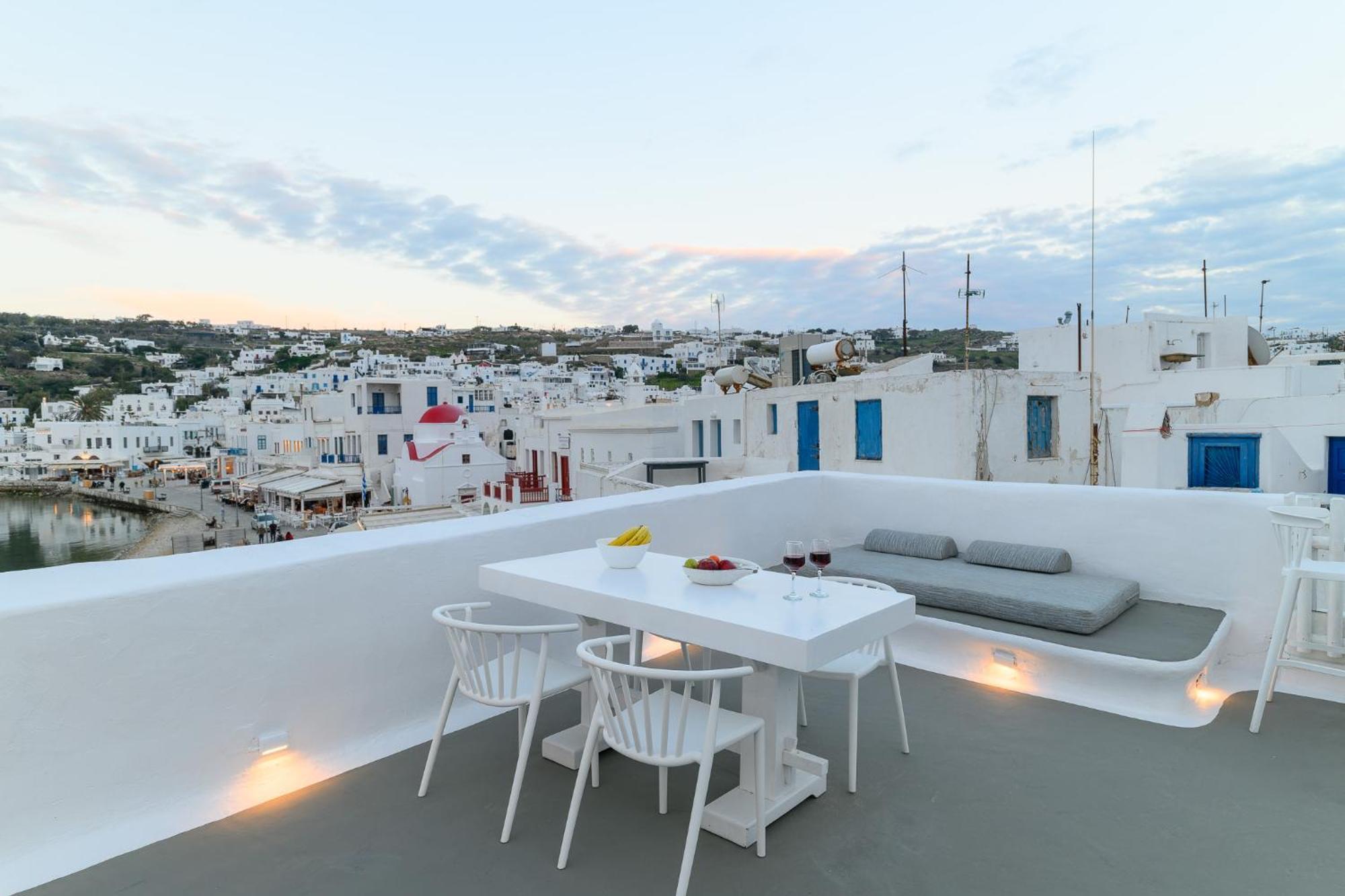 Elpis Mykonos Apartments - Mykonos Town Delos Port Exteriör bild